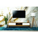 Ver imagem 1 de Papel de Parede Painel 3D Mármore Branco Fio Dourado 3,5M Revestimento Auto Colante Marmorizado