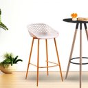 Ver imagem 2 de Banqueta Alta com Encosto e Apoio para Pés Clarice