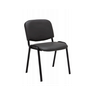 Cadeira de Espera - Base Preta com Estrutura de Metal - Assento Estofado na Cor Preta - Tamanho 55x4 - 1