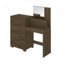 Ver imagem 3 de Cômoda 4 Gavetas com Baú e Espelho Gênova Moval