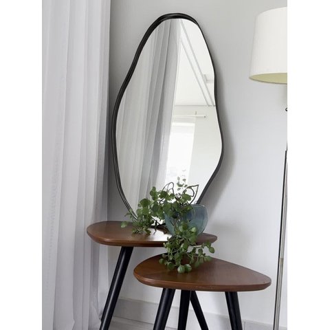 Espelho Malta - Linha Metal - - Off-White - 140x70 - com LED