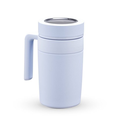 Caneca Térmica Inox 500ml com Display Led Marcador de Temperatura:lilás