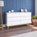 Ver imagem 1 de Cômoda Kappesberg 6 Gavetas Branco/itapuã