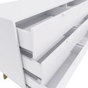 Ver imagem 2 de Cômoda Kappesberg 6 Gavetas Branco/itapuã