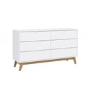 Ver imagem 6 de Cômoda Kappesberg 6 Gavetas Branco/itapuã