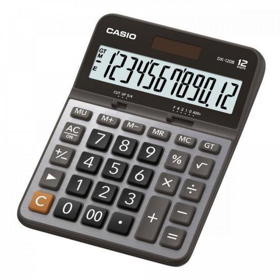 Calculadora de Mesa 12 Dígitos Dx-120b Prata Casio