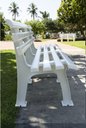 Ver imagem 3 de Banco para Jardim Tramandaí em Polipropileno Branco - 92400010 - Tramontina