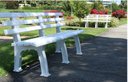 Ver imagem 2 de Banco para Jardim Tramandaí em Polipropileno Branco - 92400010 - Tramontina