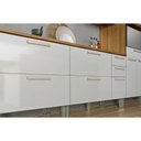 Ver mais imagens de Cozinha Modulada Completa 5pçs 2 Balcões 2 Aéreos Paneleiro C5p26 Freijó/branco - Nesher
