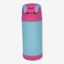 Ver imagem 4 de Garrafa Térmica Infantil Click Canudo 350ml C/adesivo Unicórnio