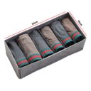 Ver imagem 2 de Organizador Roupa Intima Meia Sutiã Calcinha 6 Espaço Gaveta
