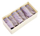 Ver imagem 1 de Organizador Roupa Intima Meia Sutiã Calcinha 6 Espaço Gaveta