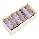 Ver imagem 1 de Organizador Roupa Intima Meia Sutiã Calcinha 6 Espaço Gaveta