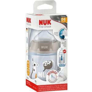 Mamadeira First Choice 150ml S2 Controle Temperatura Neutra Nuk Pa7069-1n