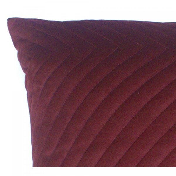 Almofada Veludo Matelassada Zig Zag 50x50cm Perfil Matelados - 2