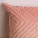 Ver imagem 2 de Almofada Veludo Matelassada Zig Zag 50x50cm Perfil Matelados