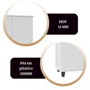 Ver imagem 5 de Organizador Lisboa Cor:branco - Armário - Multiuso - Mizza Decor