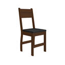 Ver imagem 7 de Conjunto Mesa 108x67,5cm 4 Cadeiras Milano Marrom/Amêndoa/Preto