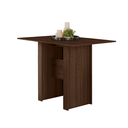 Ver imagem 4 de Conjunto Mesa 108x67,5cm 4 Cadeiras Milano Marrom/Amêndoa/Preto