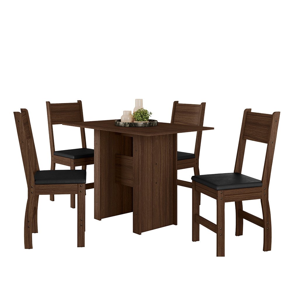 Conjunto Mesa 108x67,5cm 4 Cadeiras Milano  - 3