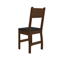 Ver mais imagens de Conjunto Mesa 108x67,5cm 4 Cadeiras Milano Marrom/Amêndoa/Preto