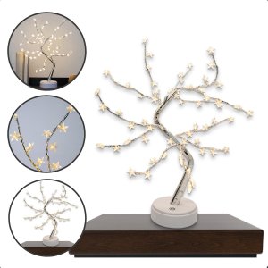 Enfeite Luminoso Natalino Decoração Árvore Led Presente Casa