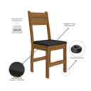 Ver imagem 4 de Conjunto Mesa 6 Cadeiras Milano Linha Milano