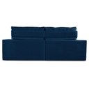 Ver imagem 6 de Sofá Retrátil e Reclinável 2 Lugares 1,50m com Molas Giovana Suede Azul Azul