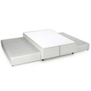 Ver imagem 2 de Cama Box c/2 Auxiliares King MH1453 White Herval 193x203x34