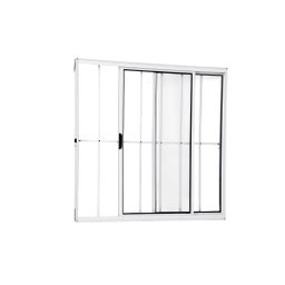 Vitro 2 Folhas 1,00 X 1,20 Com Grade Alumínio Branco - 1