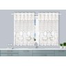 Cortina Cozinha Renda Bérgamo 2,00x0,28x1,25:bege - 2