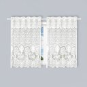 Ver imagem 5 de Cortina Cozinha Renda Bérgamo 2,00x0,28x1,25:Bege