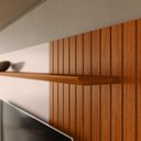 Ver imagem 7 de Home para Sala Painel TV Ripado Rack Suspenso 181cm