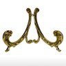 Suporte Para Pratos Decorativos E Azulejos Em Bronze Casa - 1