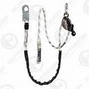 Ver imagem 3 de Talabarte de Posicionamento em Corda Regulavel com Mosquetão