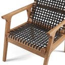 Ver imagem 5 de Poltrona Fixa de Madeira e Corda Náutica Traço 