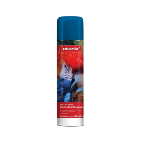 Tinta Spray Metalica Azul 210g/400ml Tinta Spray Metalica Azul 210g/400ml