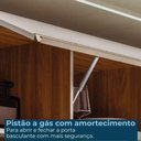 Ver imagem 7 de Armario Aereo 120 Cm e Armario Aereo 60 Cm Ripado Proenca Nogueira Nude Prime Demartez
