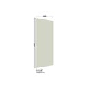 Ver imagem 2 de Módulo Cozinha Henn Connect Painel Fechamento Acabamento 100x240x2.5cm Areia-henn