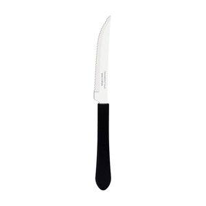 Kit - 12 Facas para Churrasco Leme com Lâmina em Aço Inox 4 Pol Cabo Preto Fpbag - Tramontina