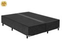 Ver imagem 2 de Cama Box Queen Colchão Mola Ensacada Belos Sonhos + Box Suede 70x158x198:Preto