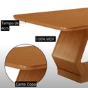 Ver imagem 6 de Mesa de Jantar Alvorada 180cm Tampo Canto Copo MDF Laminado e 6 Cadeiras Lorena