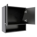 Ver imagem 4 de Gabinete Preto 2 Portas Para Dispensa Com Prateleira
