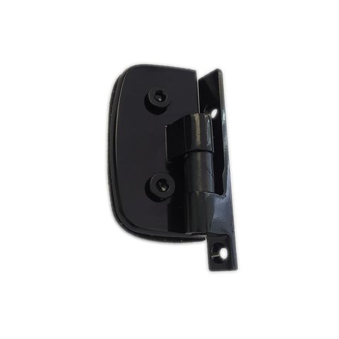 Dobradiça automática 1114 para porta de vidro temperado blindex - Preto