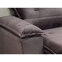 Ver imagem 4 de Sofá Retrátil e Reclinável Comfort Premium Tamanhos e Cores Cor:marrom;tamanho:2,30