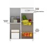 Fruteira Multiuso Notável Suporte Microondas Forno Bebedouro - 7