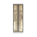 Ver imagem 1 de Guarda-Roupa Modulado Reflecta 2 Portas com LED 3 Gavetas 100% MDF Cairo