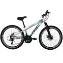 Ver imagem 1 de Bicicleta VikingX Tuff25 Freeride Aro 26 21V Branco/Verde