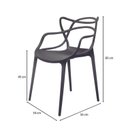 Ver imagem 4 de Kit 10 Cadeiras para Sala de Jantar Allegra Preto