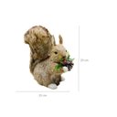 Ver imagem 2 de Enfeite Natalino Esquilo Grande com Pinha - Linha Premium